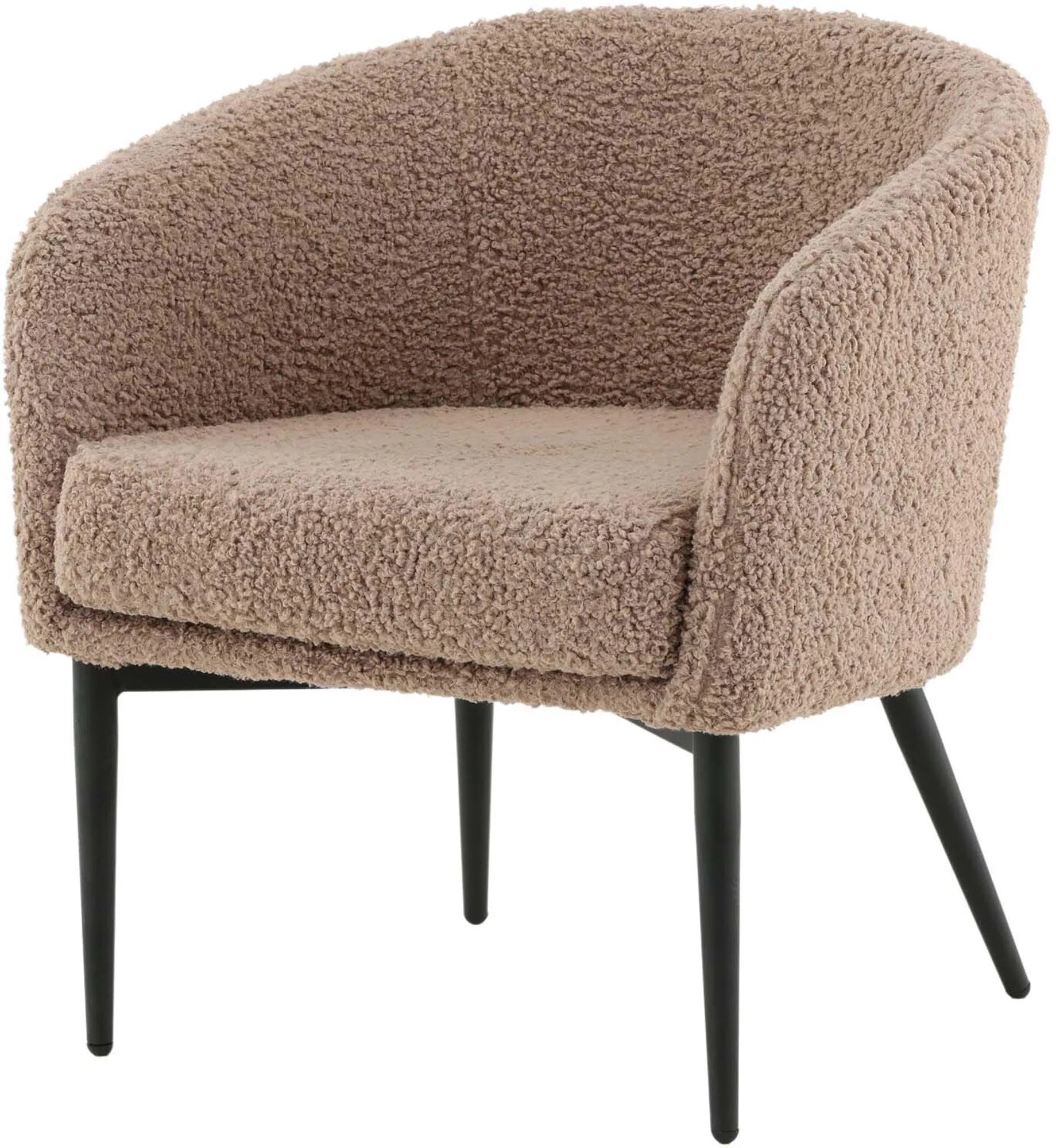 Gemütliches Fluffy Sofa in Schwarz – Luxus von Venture Home.