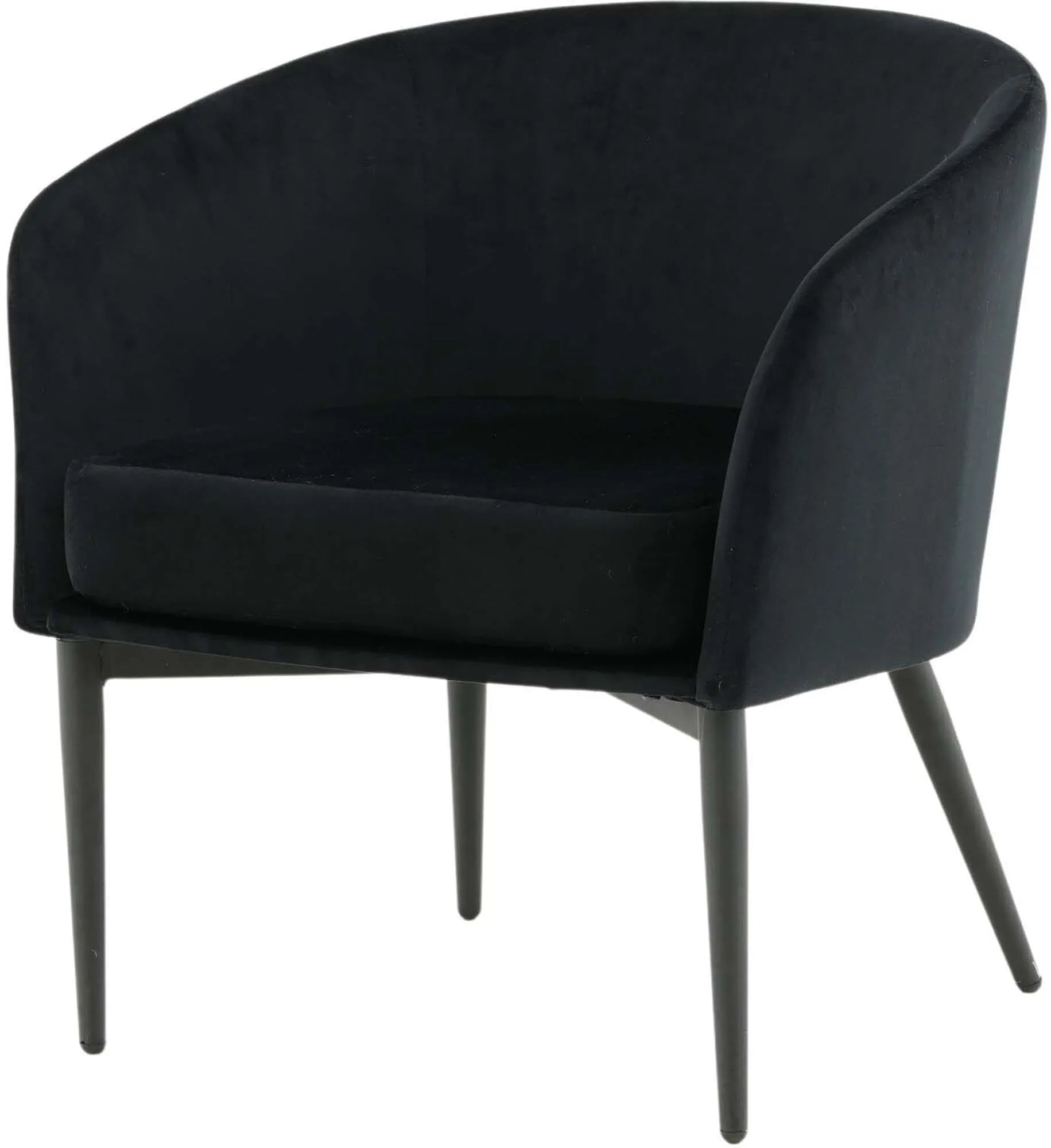 Elegantes Fluffy Sofa in Schwarz von Venture Home für Ihr Wohnzimmer.