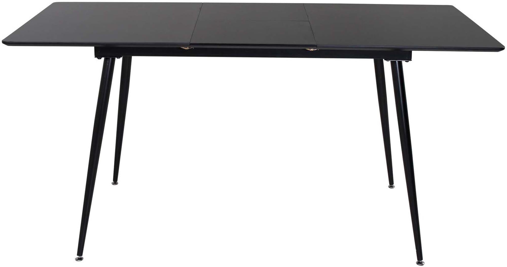 Silar ausziehbarer Esstisch in Schwarz präsentiert im Onlineshop von KAQTU Design AG. Esstisch ist von Venture Home