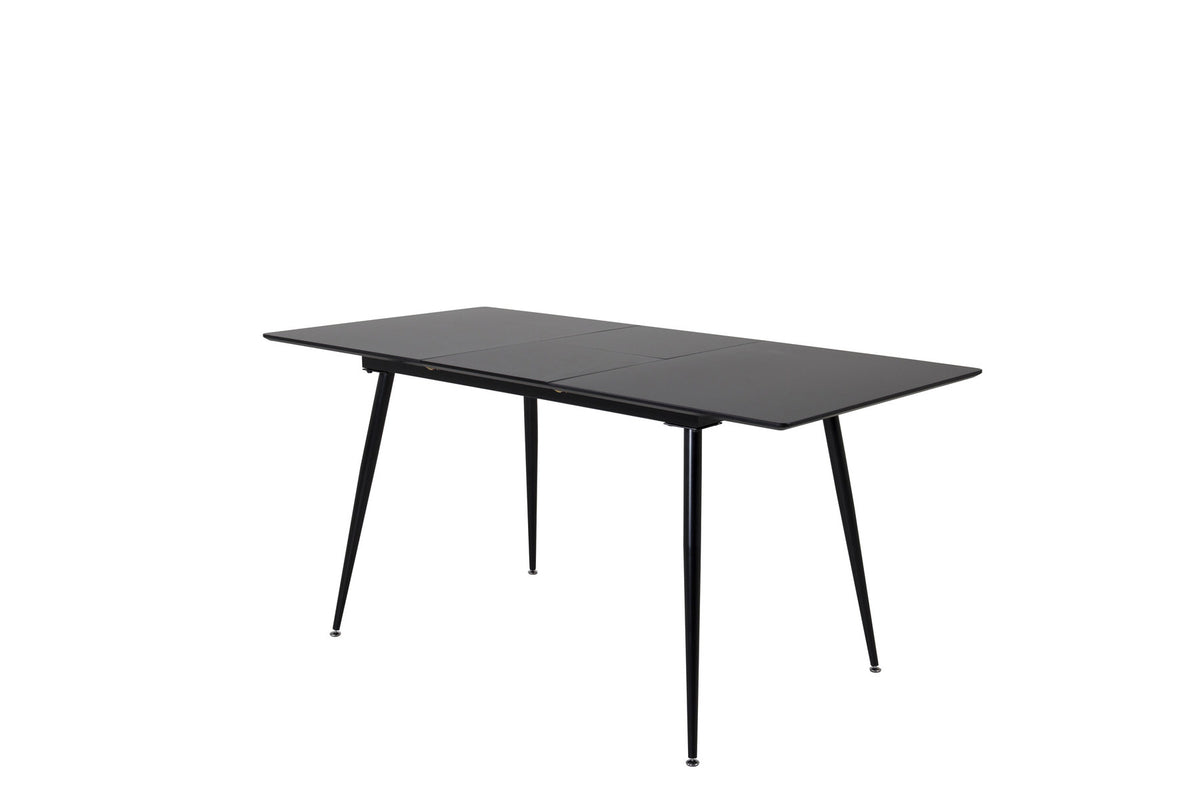 Silar ausziehbarer Esstisch in Schwarz präsentiert im Onlineshop von KAQTU Design AG. Esstisch ist von Venture Home