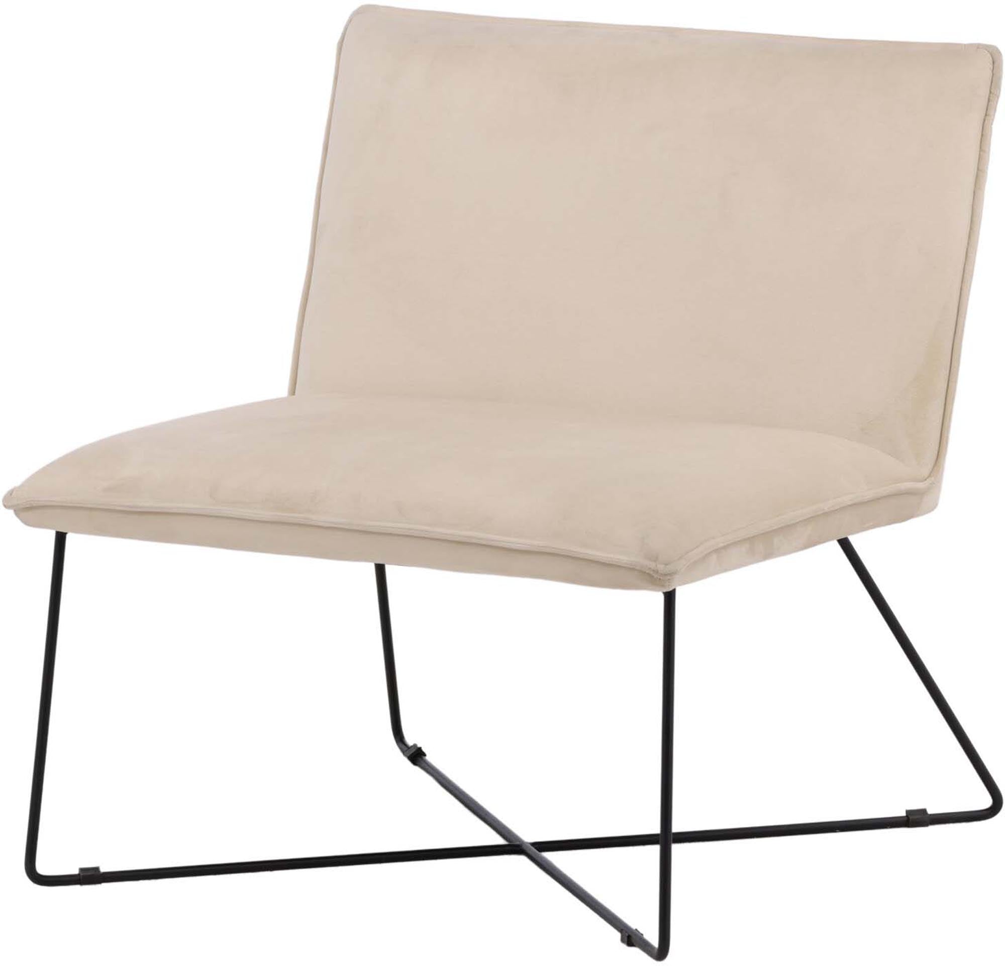 Stilvoller X-Lounge Sessel von Venture Home in zeitlosem Beige.