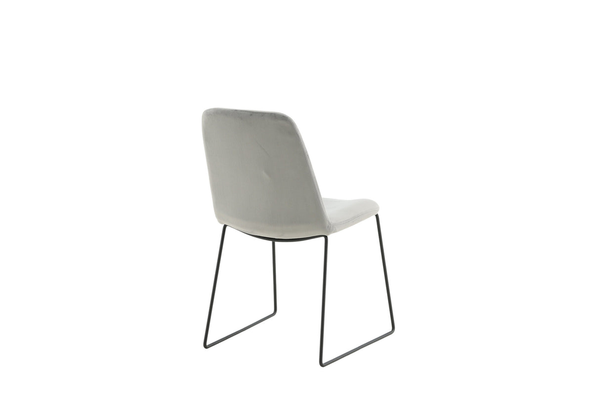 Muce Stuhl in Grau präsentiert im Onlineshop von KAQTU Design AG. Stuhl ist von Venture Home