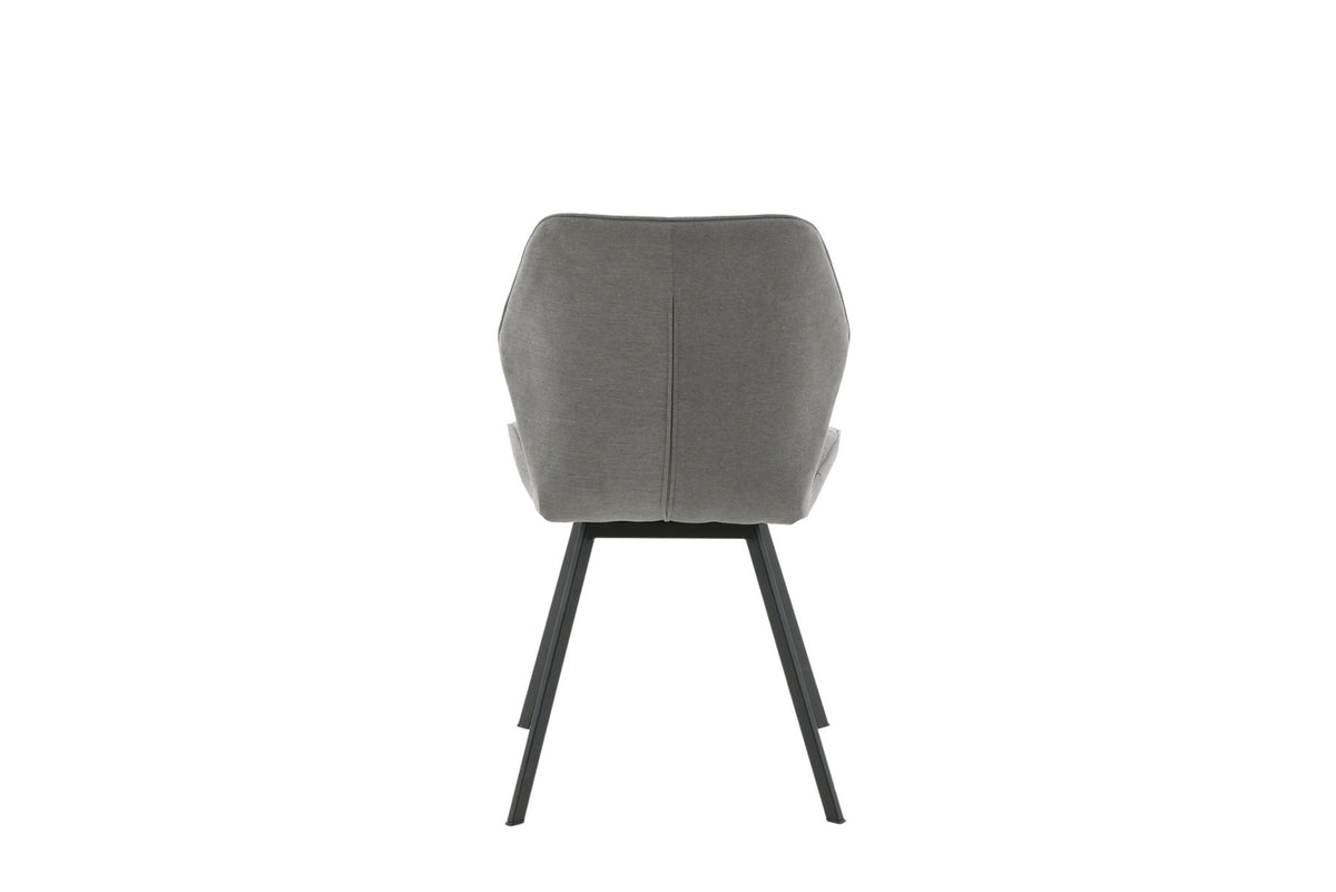 Gemma Stuhl in Grau präsentiert im Onlineshop von KAQTU Design AG. Stuhl ist von Venture Home