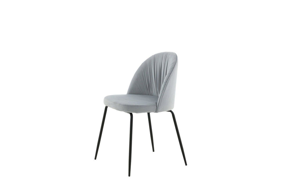 Wrinkles Stuhl in Grau präsentiert im Onlineshop von KAQTU Design AG. Schalenstuhl ist von Venture Home