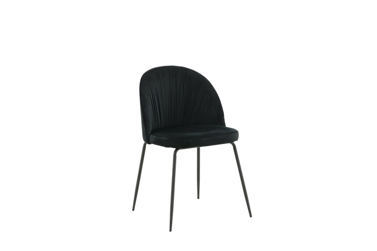 Wrinkles Stuhl in Schwarz präsentiert im Onlineshop von KAQTU Design AG. Schalenstuhl ist von Venture Home