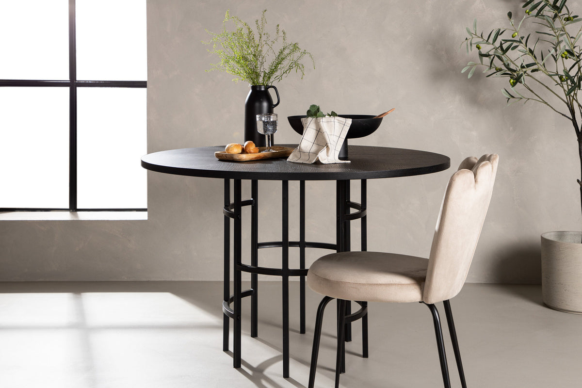 Copenhagen Esstisch in Schwarz präsentiert im Onlineshop von KAQTU Design AG. Esstisch ist von Furniture Fashion