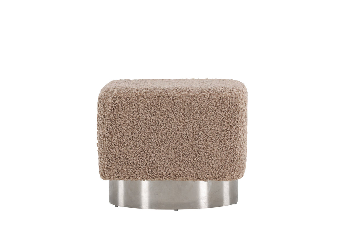 Newton Hocker in Braun präsentiert im Onlineshop von KAQTU Design AG. Pouf ist von Venture Home