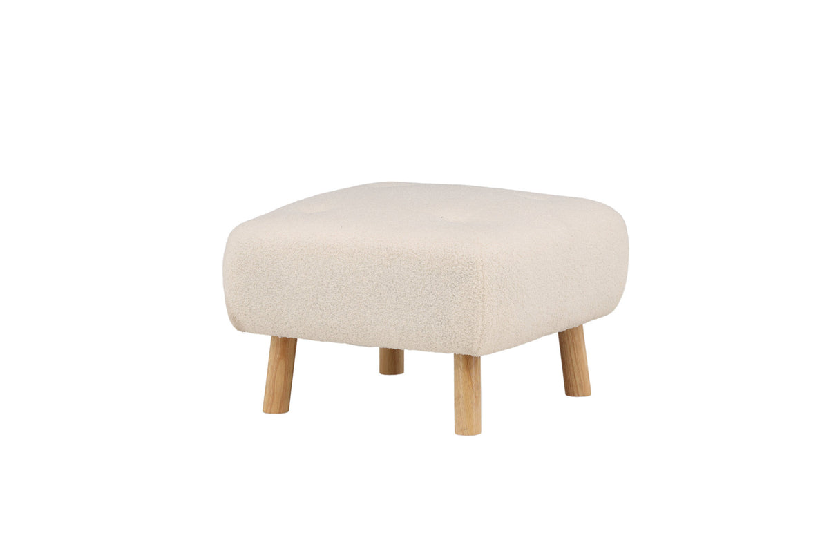 Salina Ottomane / Pouf in Weiss präsentiert im Onlineshop von KAQTU Design AG. Ottoman ist von Venture Home