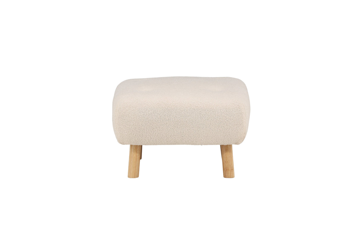 Salina Ottomane / Pouf in Weiss präsentiert im Onlineshop von KAQTU Design AG. Ottoman ist von Venture Home