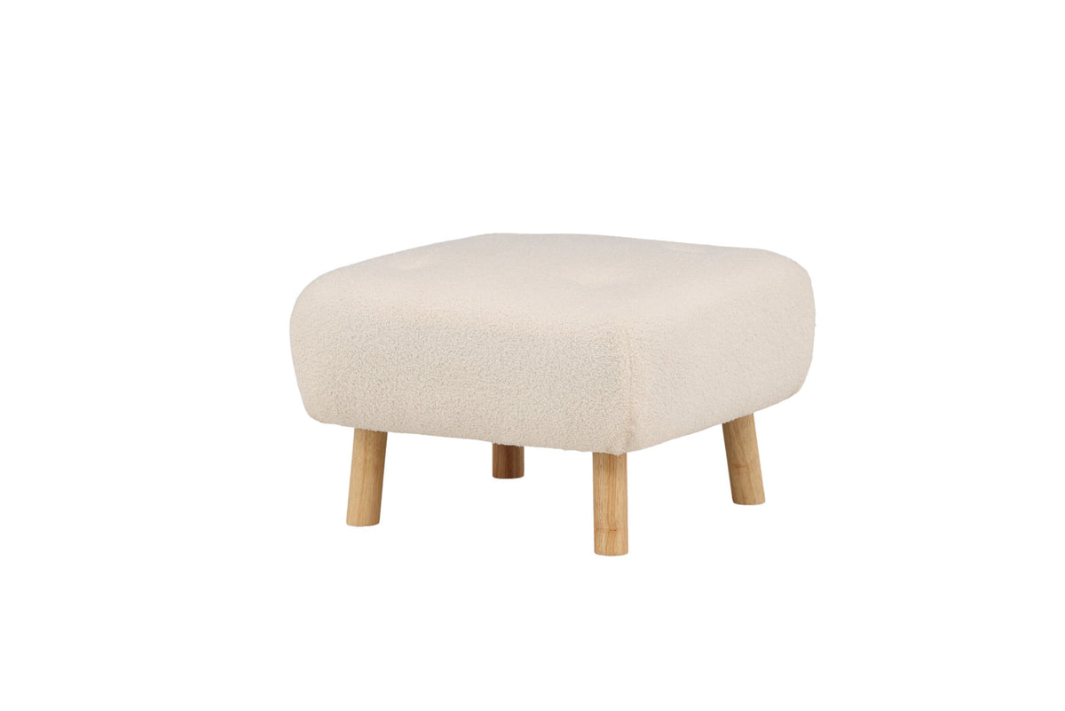 Salina Ottomane / Pouf in Weiss präsentiert im Onlineshop von KAQTU Design AG. Ottoman ist von Venture Home