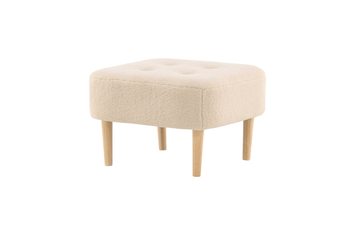 Salina Ottomane / Pouf in Weiss präsentiert im Onlineshop von KAQTU Design AG. Pouf ist von Venture Home