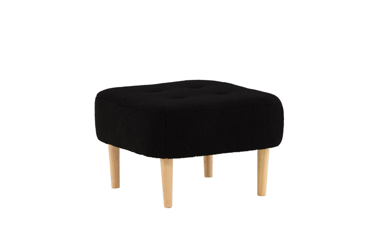 Salina Ottomane / Pouf in Schwarz präsentiert im Onlineshop von KAQTU Design AG. Pouf ist von Venture Home
