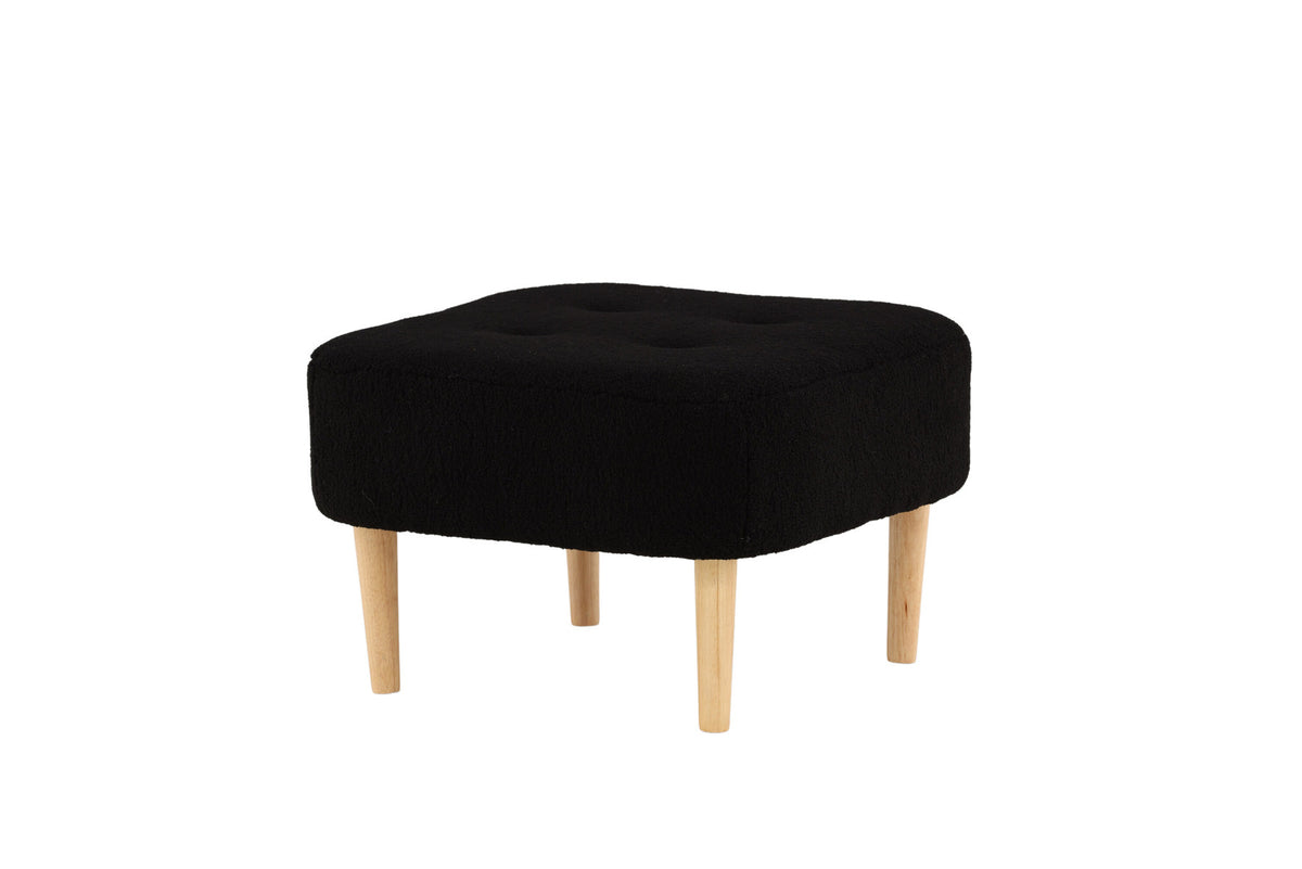 Salina Ottomane / Pouf in Schwarz präsentiert im Onlineshop von KAQTU Design AG. Pouf ist von Venture Home