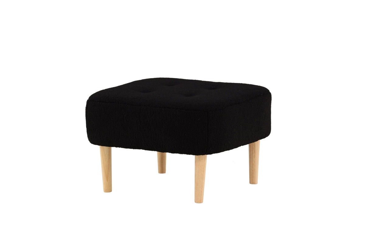 Salina Ottomane / Pouf in Schwarz präsentiert im Onlineshop von KAQTU Design AG. Pouf ist von Venture Home