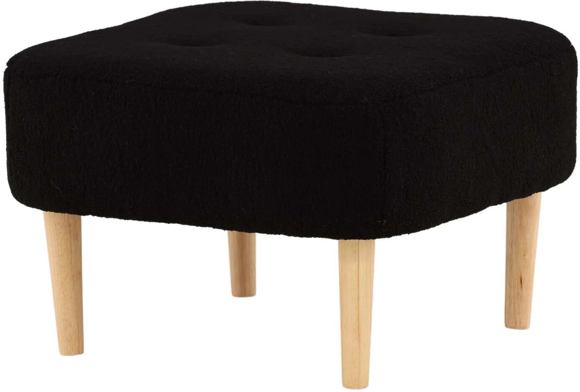 Venture Home Salina Ottomane: Komfort und Stil in edlem Schwarz.