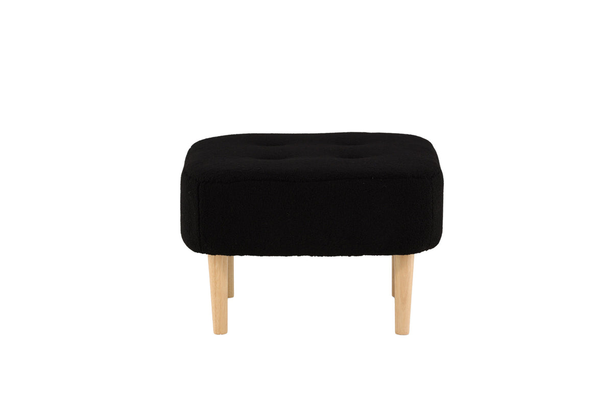 Salina Ottomane / Pouf in Schwarz präsentiert im Onlineshop von KAQTU Design AG. Pouf ist von Venture Home