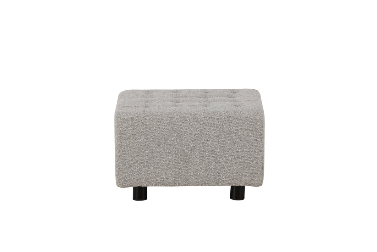 Bowie Ottoman / Pouf in Hellgrau präsentiert im Onlineshop von KAQTU Design AG. Pouf ist von Venture Home