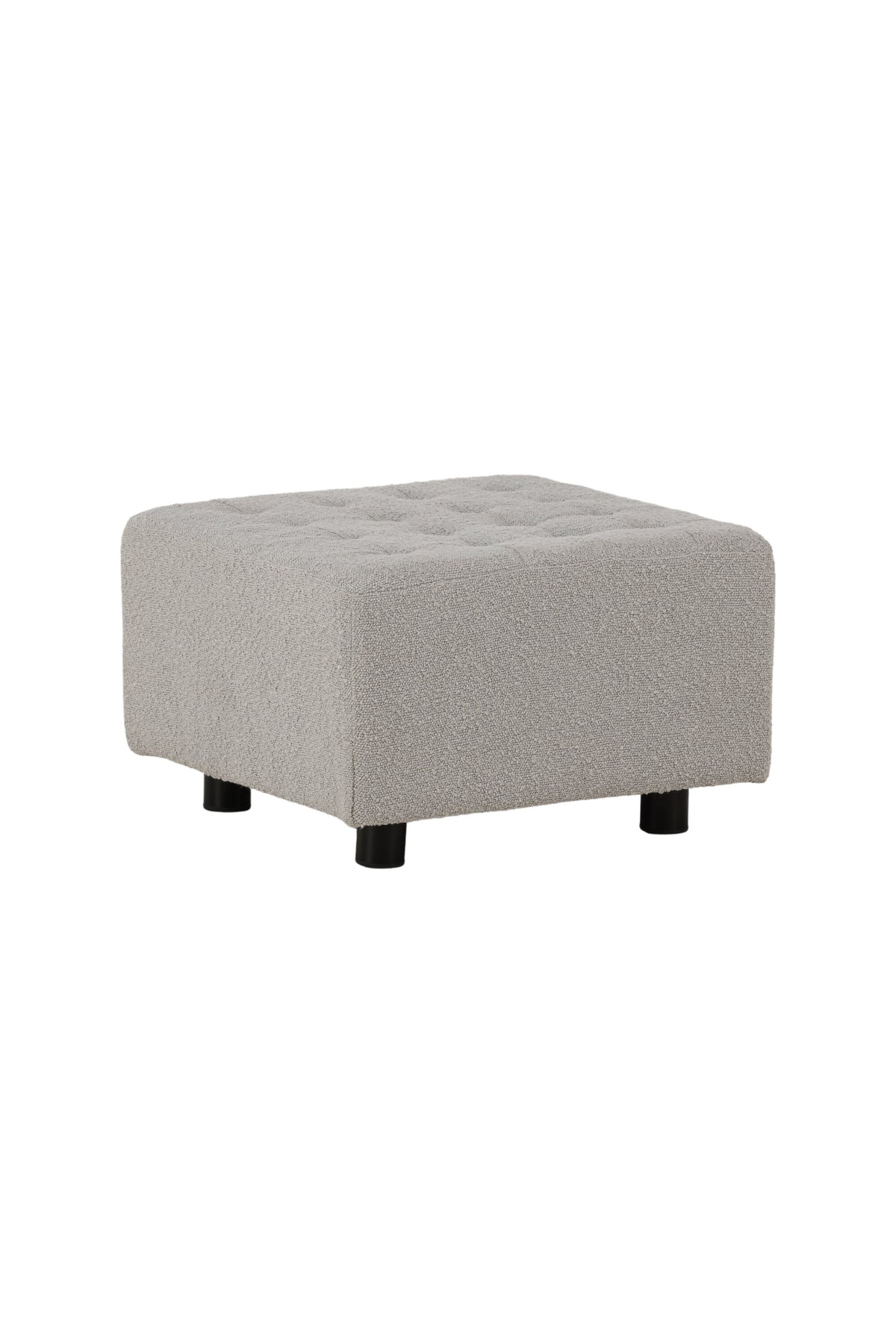 Bowie Ottoman / Pouf in Hellgrau präsentiert im Onlineshop von KAQTU Design AG. Pouf ist von Venture Home