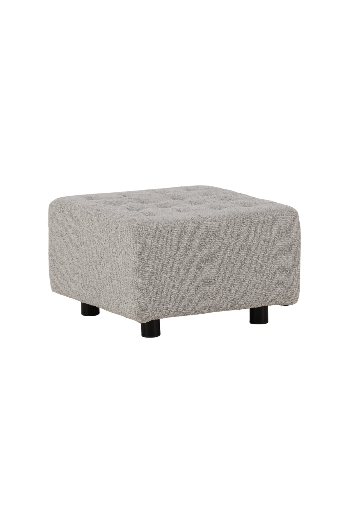 Bowie Ottoman / Pouf in Hellgrau präsentiert im Onlineshop von KAQTU Design AG. Pouf ist von Venture Home