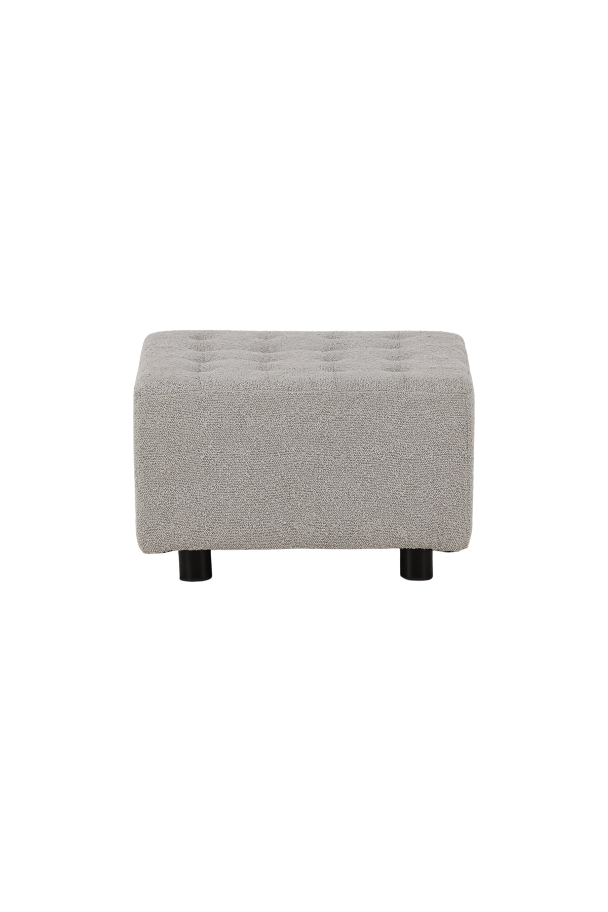 Bowie Ottoman / Pouf in Hellgrau präsentiert im Onlineshop von KAQTU Design AG. Pouf ist von Venture Home