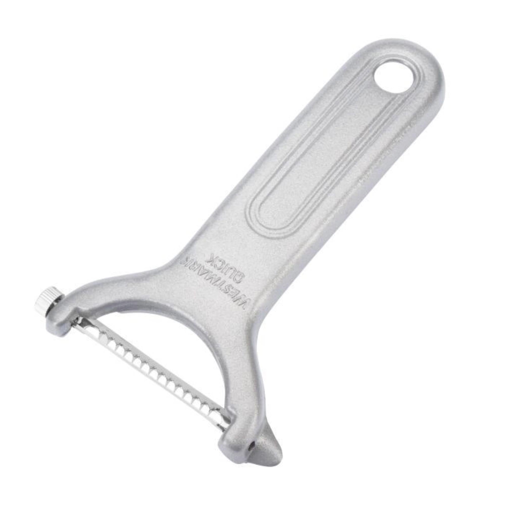 Julienne Schneider Quick-Spezial, 12x7.5x1cm in Silber präsentiert im Onlineshop von KAQTU Design AG. Küchenhelfer ist von Westmark