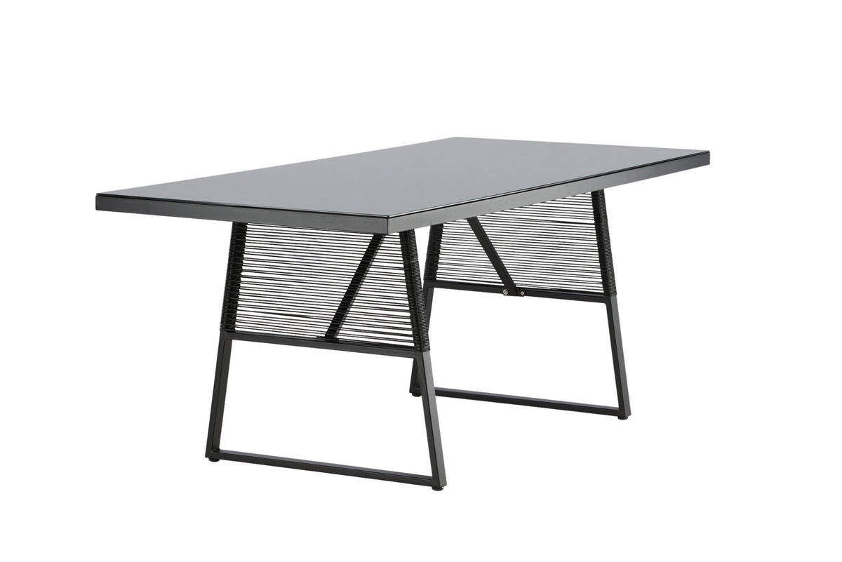 Tisch Dallas in Schwarz präsentiert im Onlineshop von KAQTU Design AG. Gartentisch ist von Venture Home