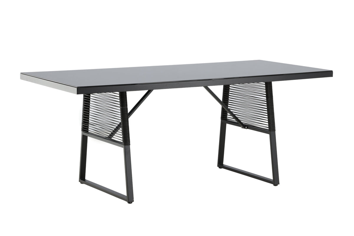 Tisch Dallas in Schwarz präsentiert im Onlineshop von KAQTU Design AG. Gartentisch ist von Venture Home