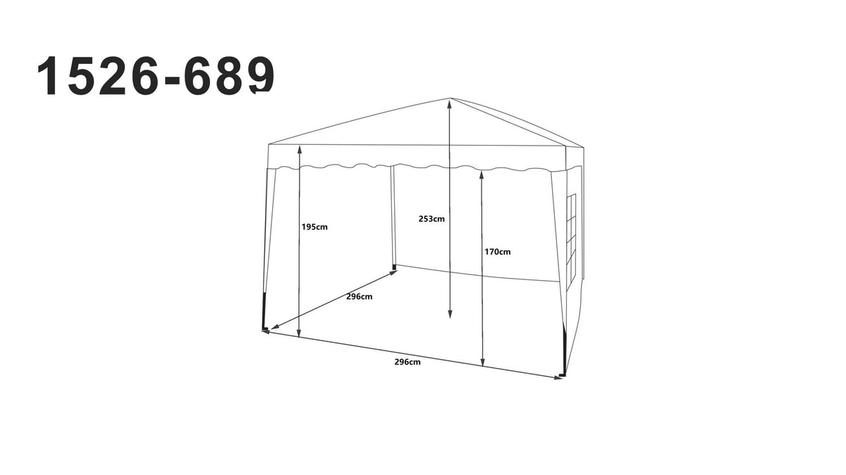 Easy Up Outdoor Schatten in Weiss präsentiert im Onlineshop von KAQTU Design AG. Pavillon ist von Venture Home