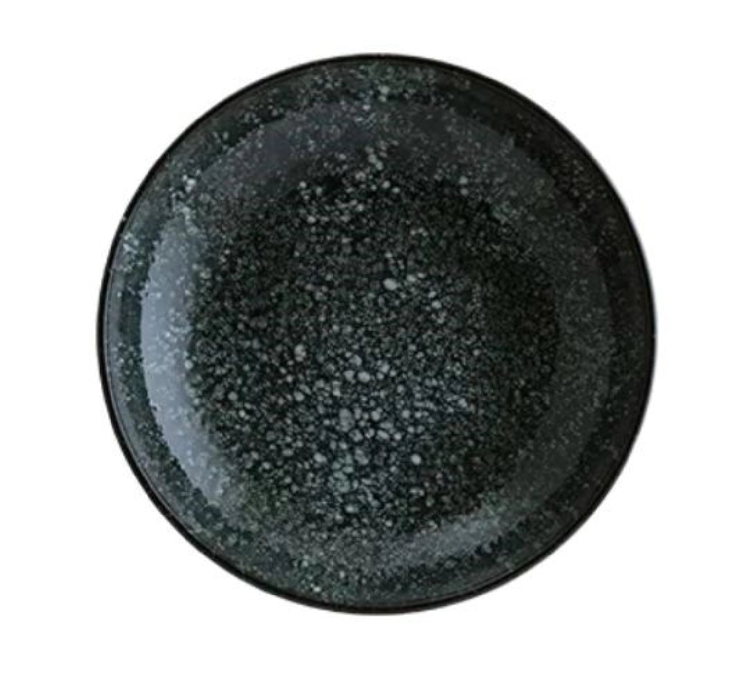 Cosmos Black Bloom Plate Deep 25 cm 1.3L