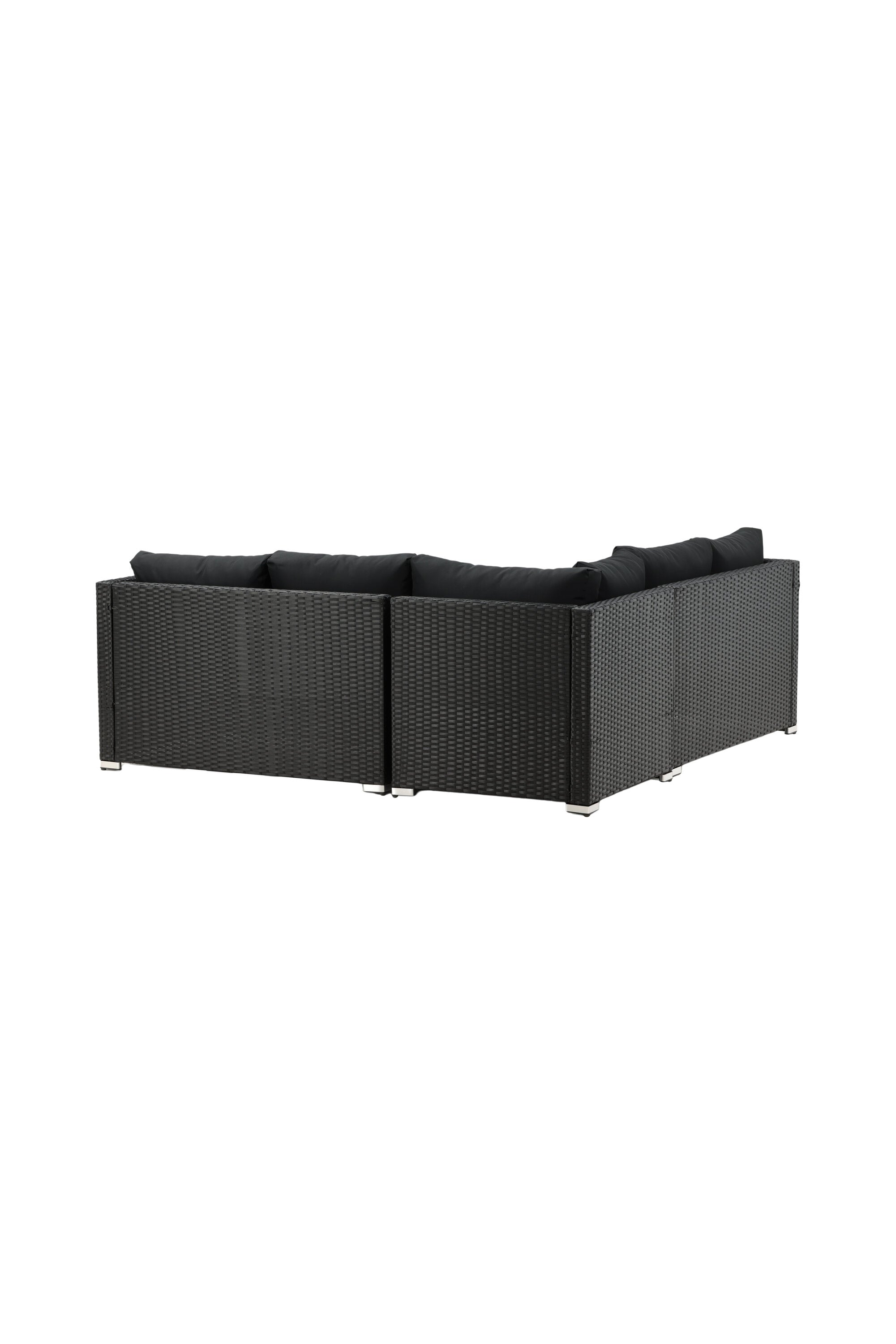 Kuba Ecksofa Outdoorset 70cm in Schwarz präsentiert im Onlineshop von KAQTU Design AG. Loungeset ist von Venture Home