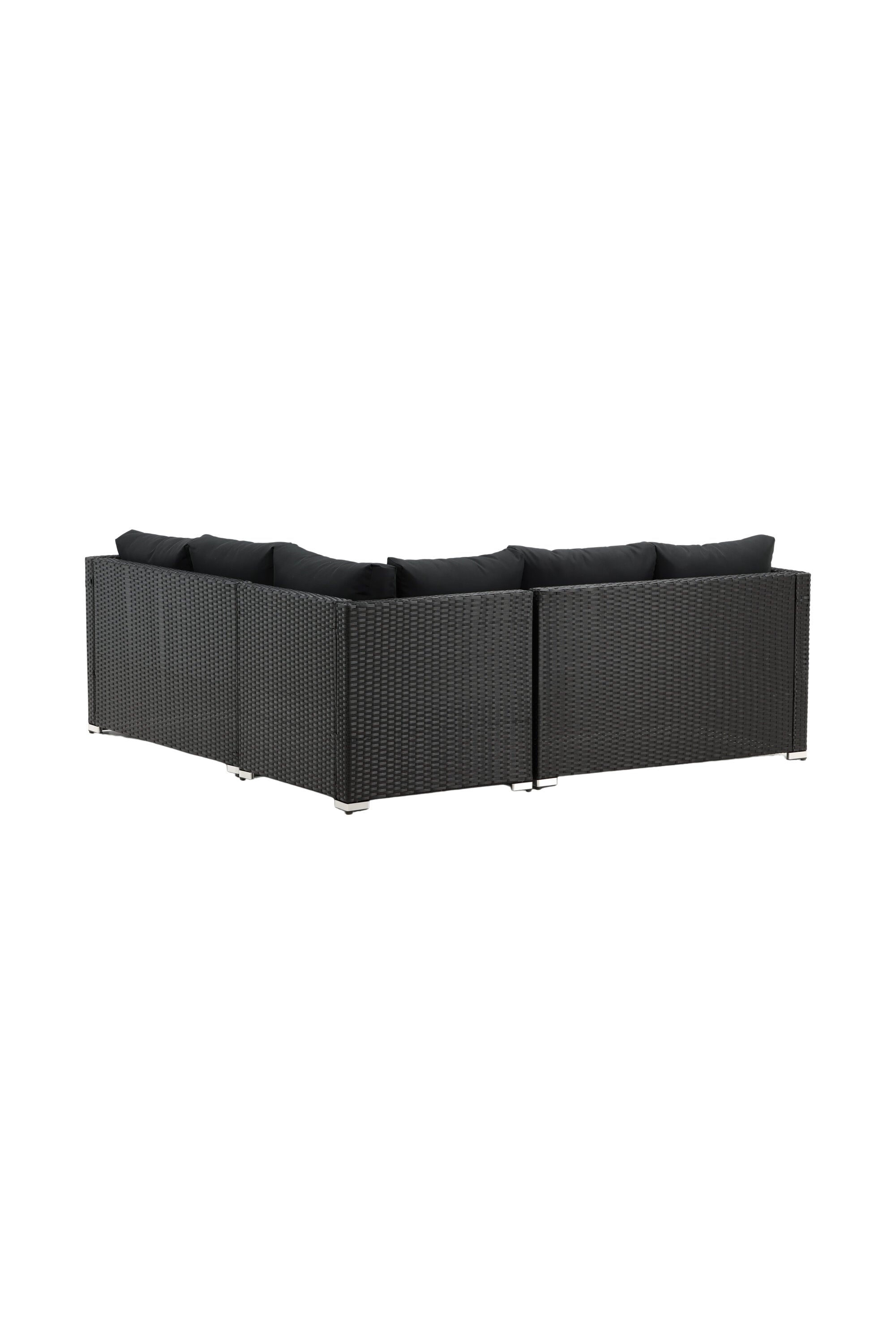 Kuba Ecksofa Outdoorset 70cm in Schwarz präsentiert im Onlineshop von KAQTU Design AG. Loungeset ist von Venture Home
