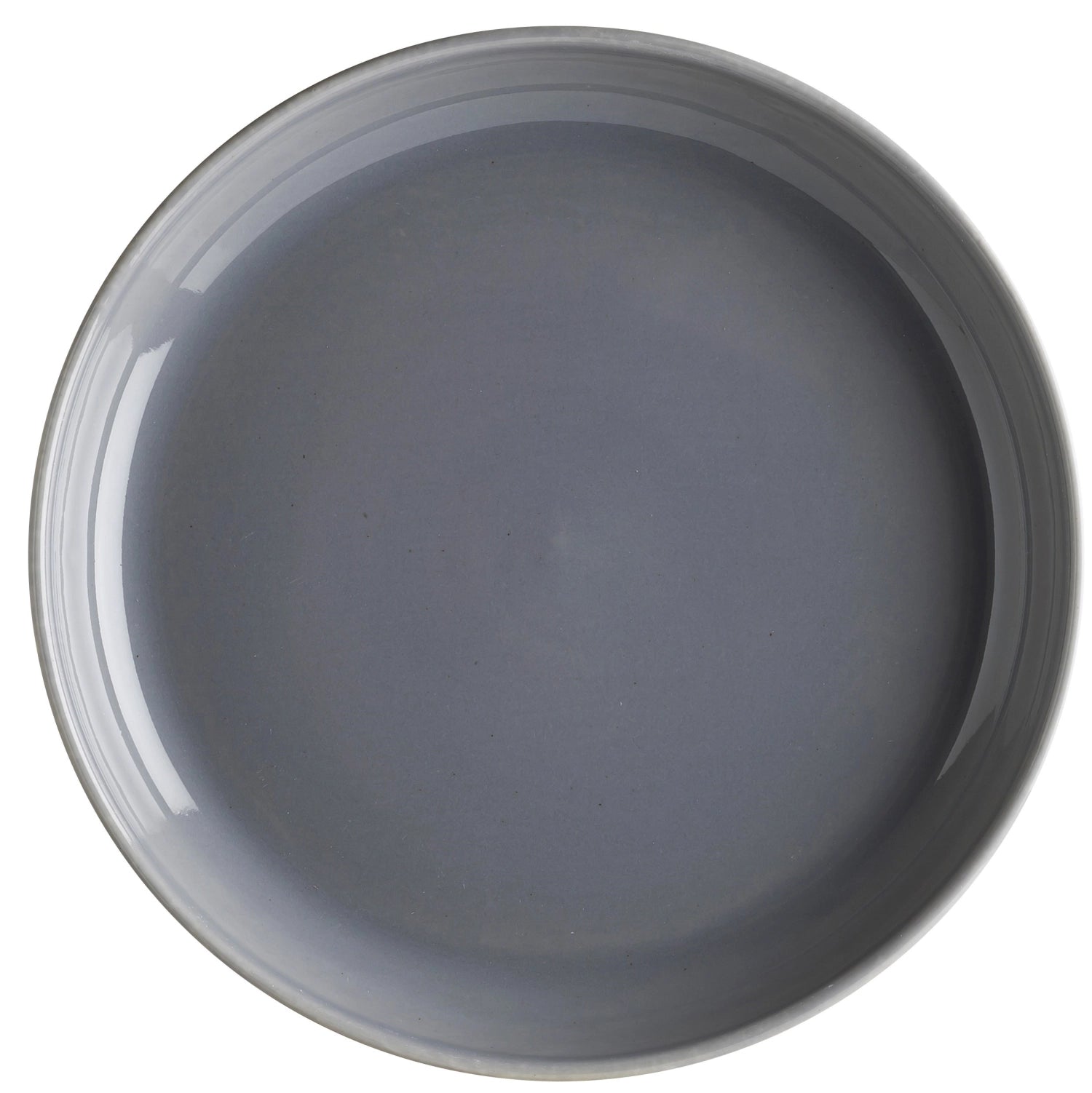 Ground Gris plate deep d24cm
