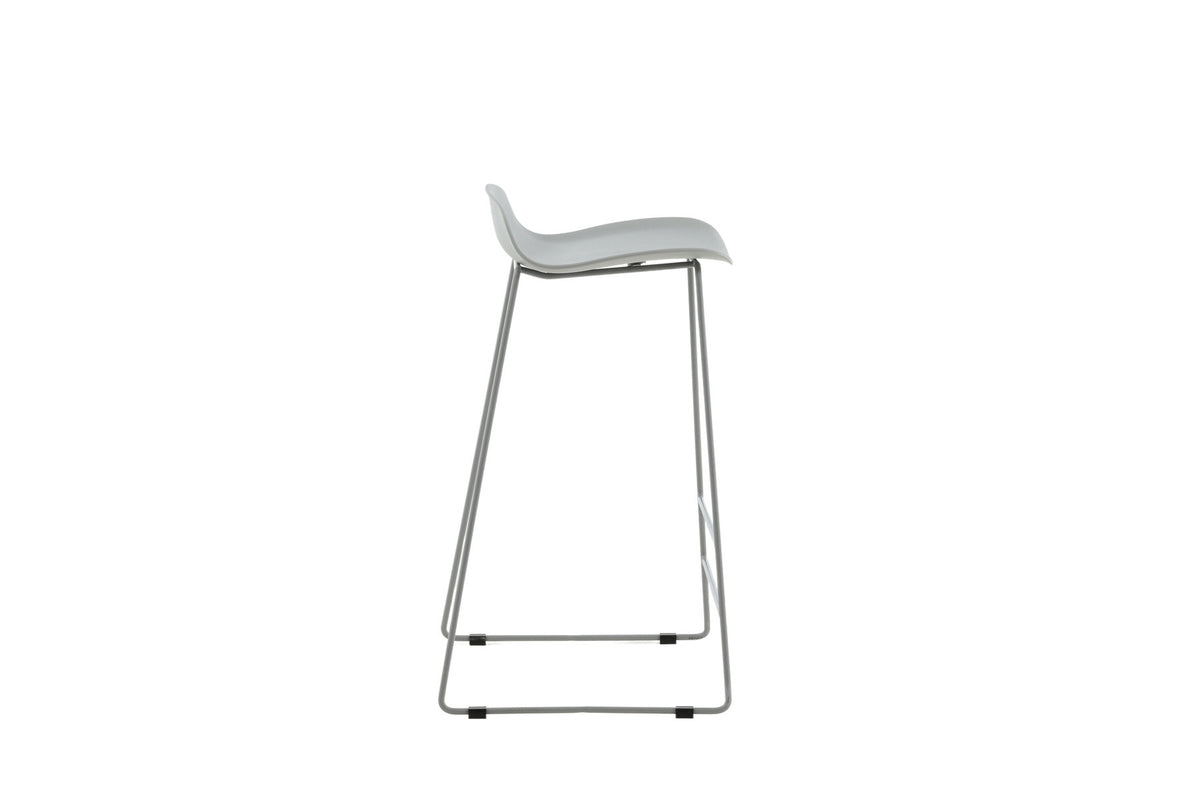 Wave Barstuhl in Grau präsentiert im Onlineshop von KAQTU Design AG. Barstuhl ist von Venture Home