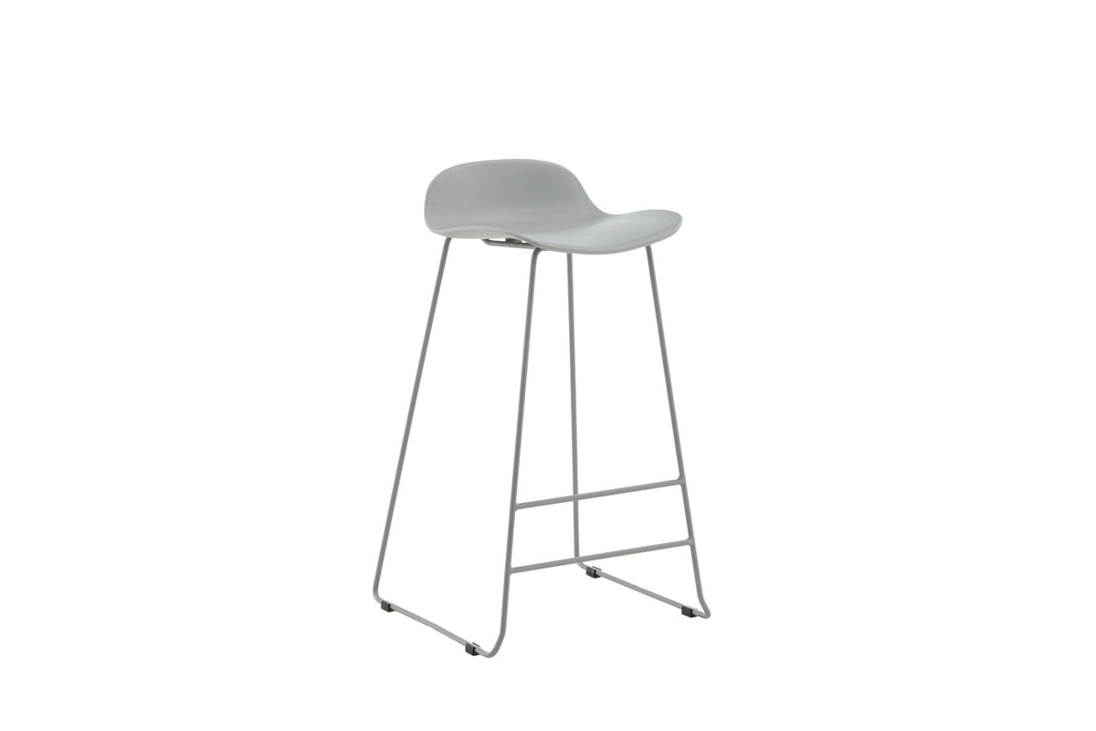 Wave Barstuhl in Grau präsentiert im Onlineshop von KAQTU Design AG. Barstuhl ist von Venture Home