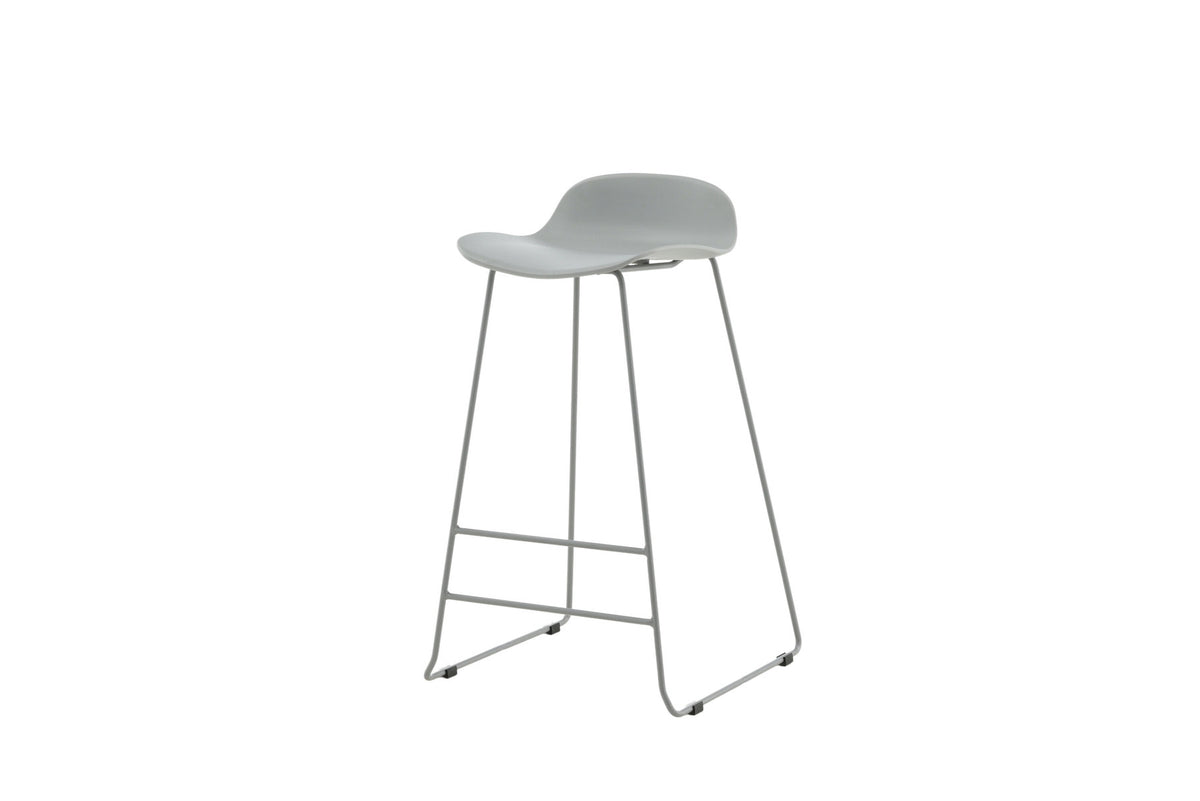 Wave Barstuhl in Grau präsentiert im Onlineshop von KAQTU Design AG. Barstuhl ist von Venture Home