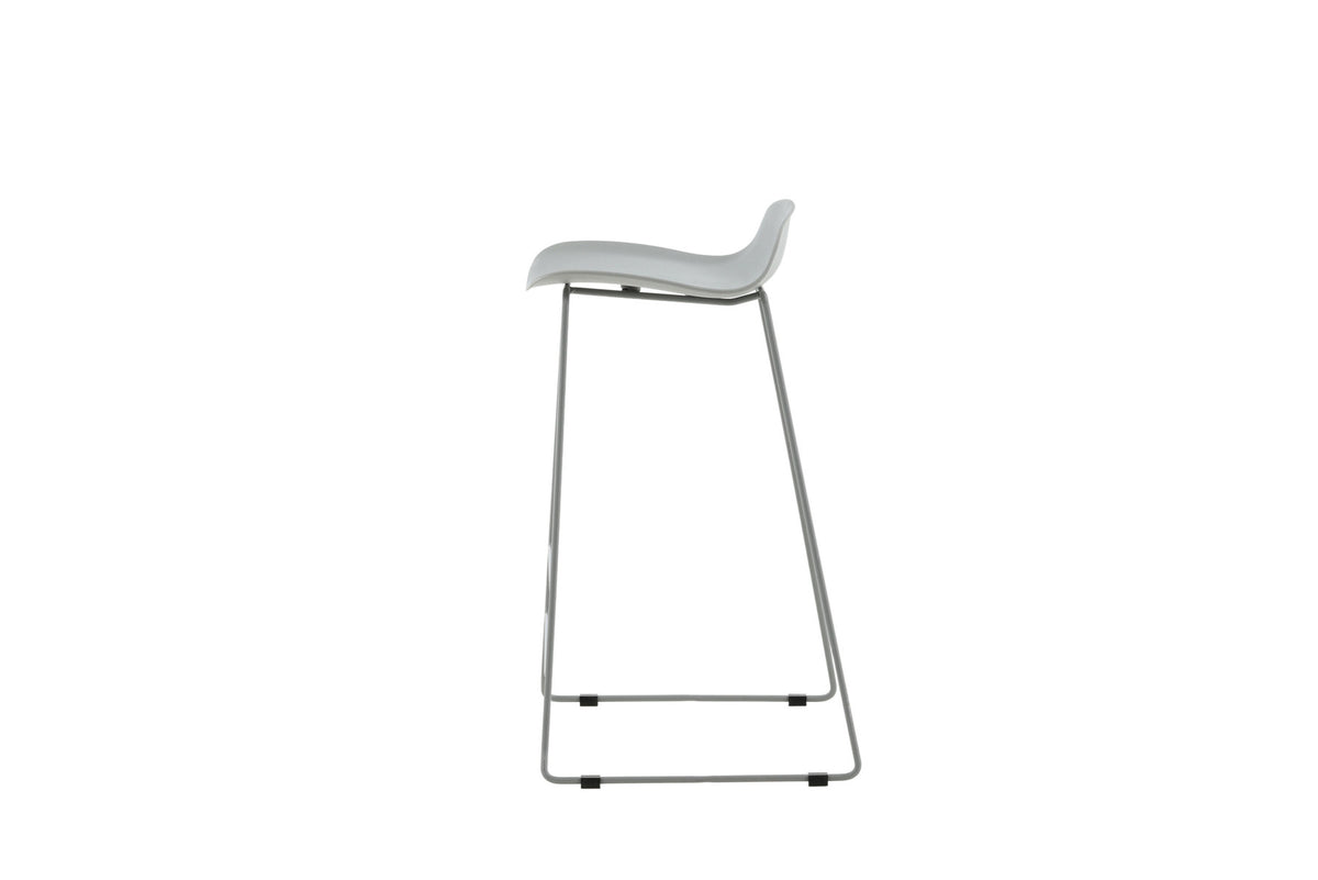 Wave Barstuhl in Grau präsentiert im Onlineshop von KAQTU Design AG. Barstuhl ist von Venture Home