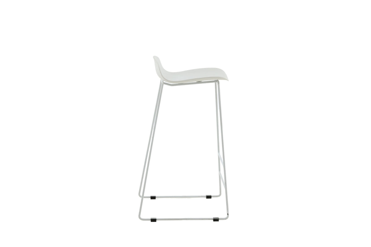 Wave Barstuhl in Weiss präsentiert im Onlineshop von KAQTU Design AG. Barstuhl ist von Venture Home