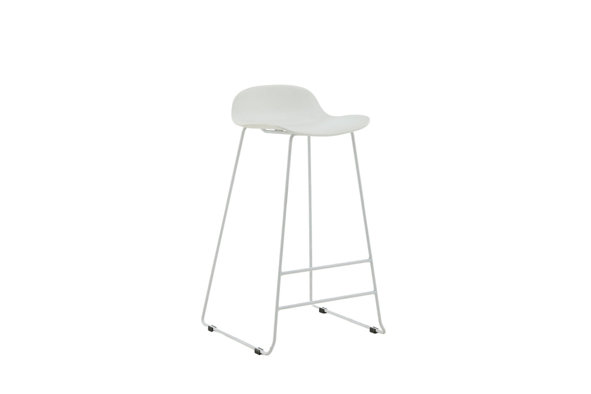 Wave Barstuhl in Weiss präsentiert im Onlineshop von KAQTU Design AG. Barstuhl ist von Venture Home