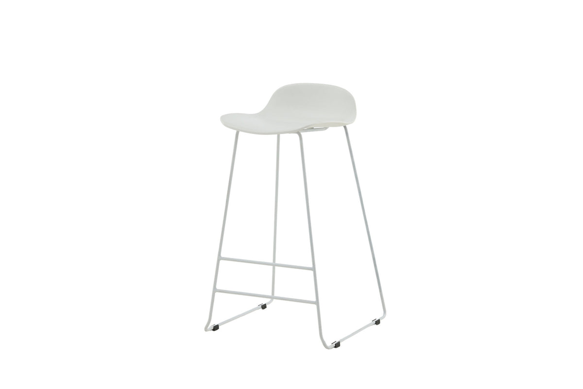 Wave Barstuhl in Weiss präsentiert im Onlineshop von KAQTU Design AG. Barstuhl ist von Venture Home