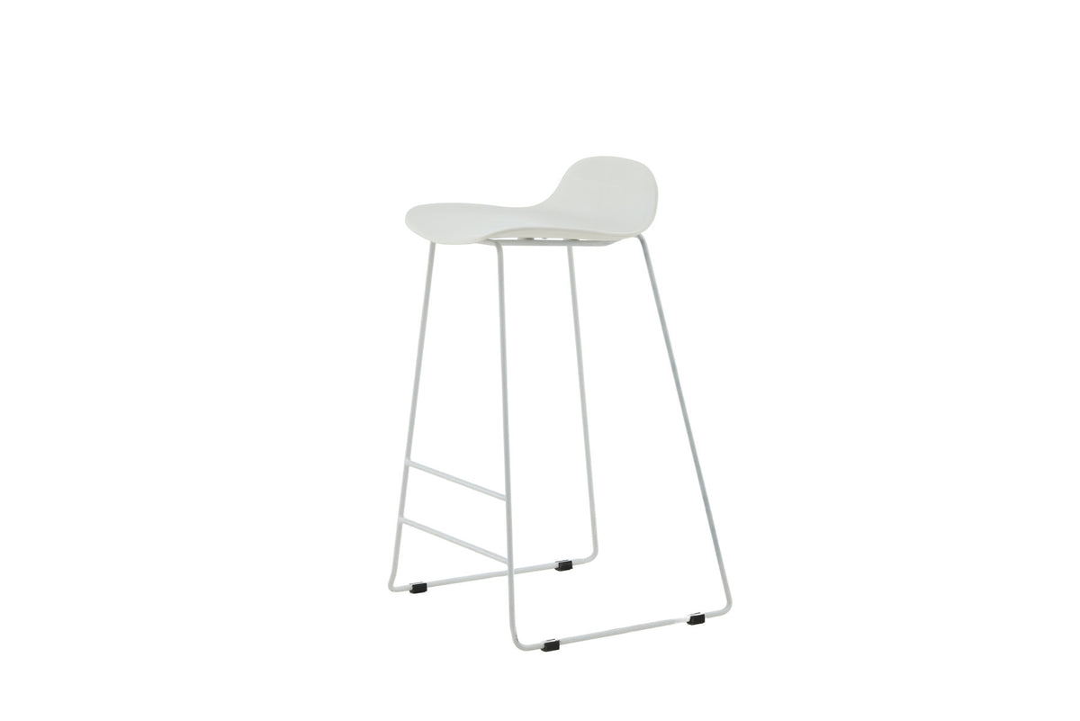 Wave Barstuhl in Weiss präsentiert im Onlineshop von KAQTU Design AG. Barstuhl ist von Venture Home