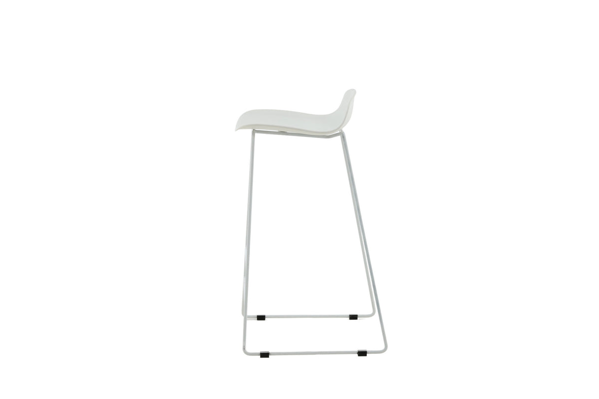 Wave Barstuhl in Weiss präsentiert im Onlineshop von KAQTU Design AG. Barstuhl ist von Venture Home