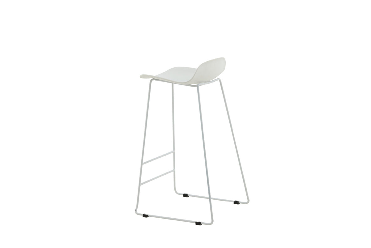 Wave Barstuhl in Weiss präsentiert im Onlineshop von KAQTU Design AG. Barstuhl ist von Venture Home