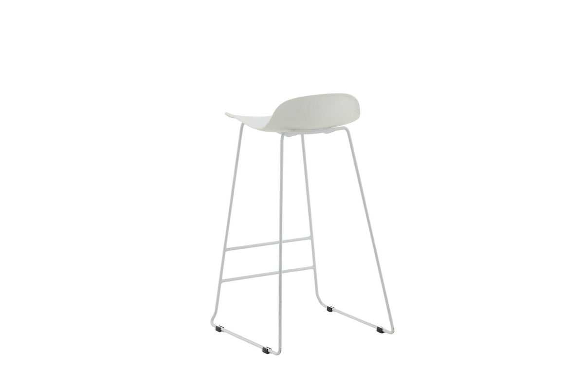Wave Barstuhl in Weiss präsentiert im Onlineshop von KAQTU Design AG. Barstuhl ist von Venture Home