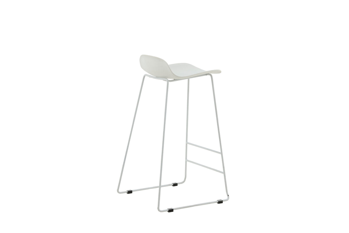 Wave Barstuhl in Weiss präsentiert im Onlineshop von KAQTU Design AG. Barstuhl ist von Venture Home