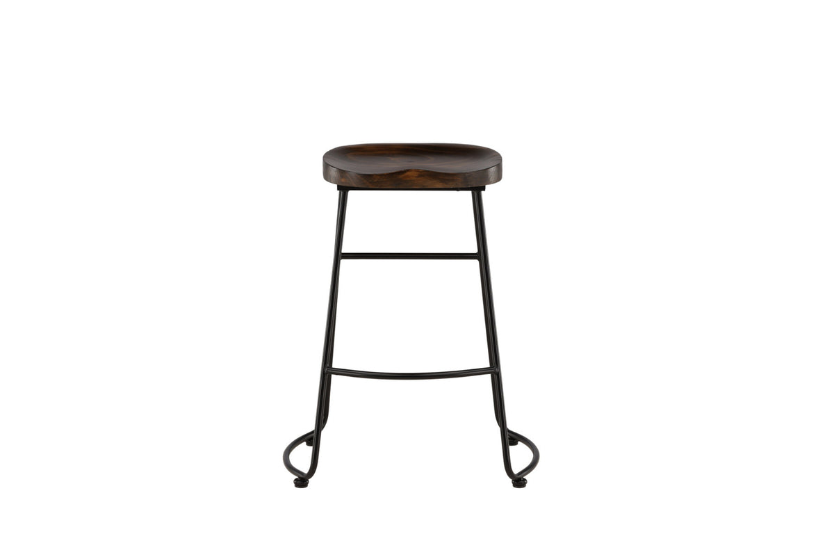 Ozark Barstuhl in Schwarz präsentiert im Onlineshop von KAQTU Design AG. Barhocker ist von Venture Home