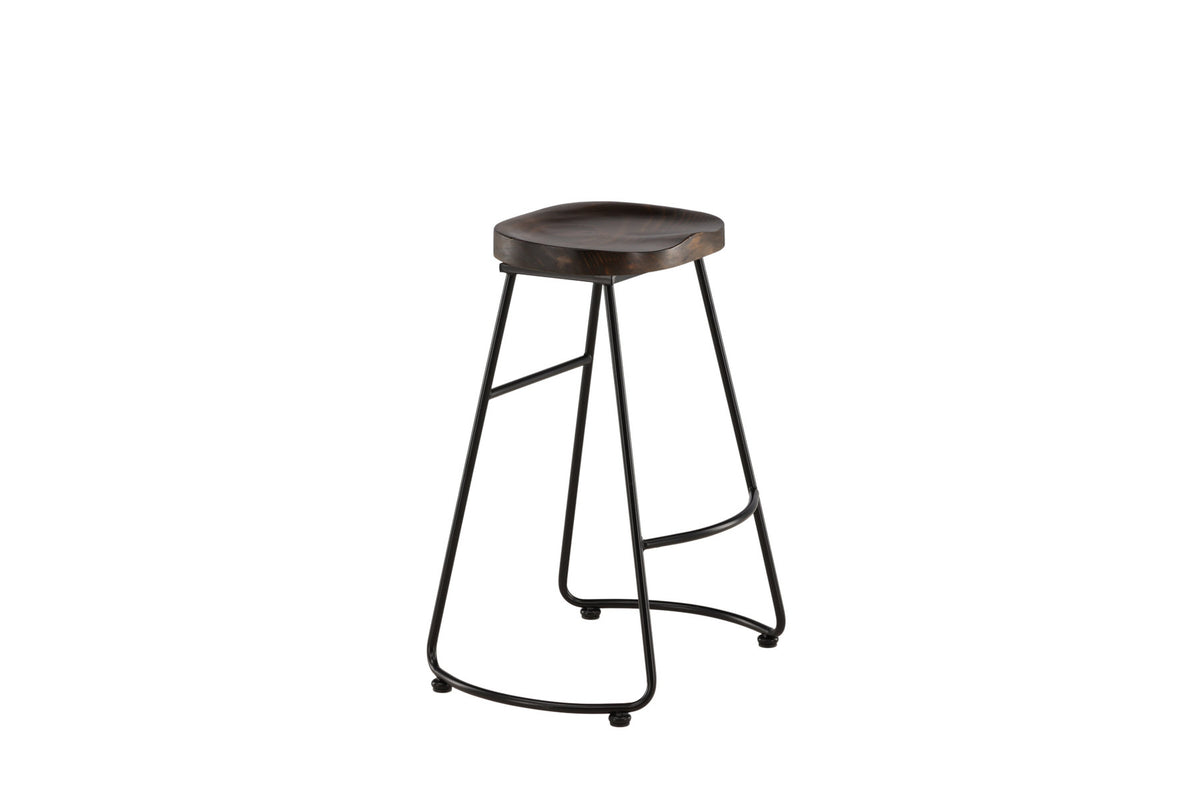 Ozark Barstuhl in Schwarz präsentiert im Onlineshop von KAQTU Design AG. Barhocker ist von Venture Home