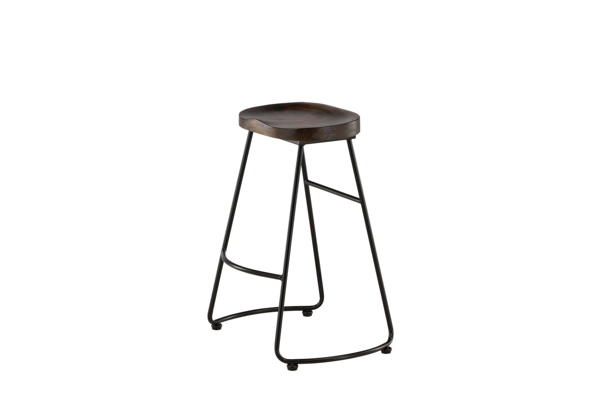 Ozark Barstuhl in Schwarz präsentiert im Onlineshop von KAQTU Design AG. Barhocker ist von Venture Home