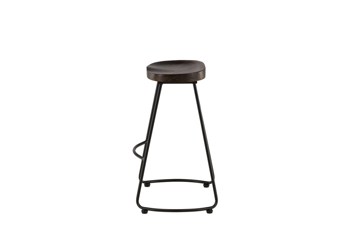 Ozark Barstuhl in Schwarz präsentiert im Onlineshop von KAQTU Design AG. Barhocker ist von Venture Home