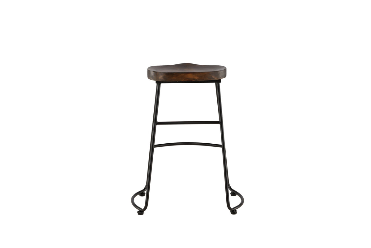 Ozark Barstuhl in Schwarz präsentiert im Onlineshop von KAQTU Design AG. Barhocker ist von Venture Home
