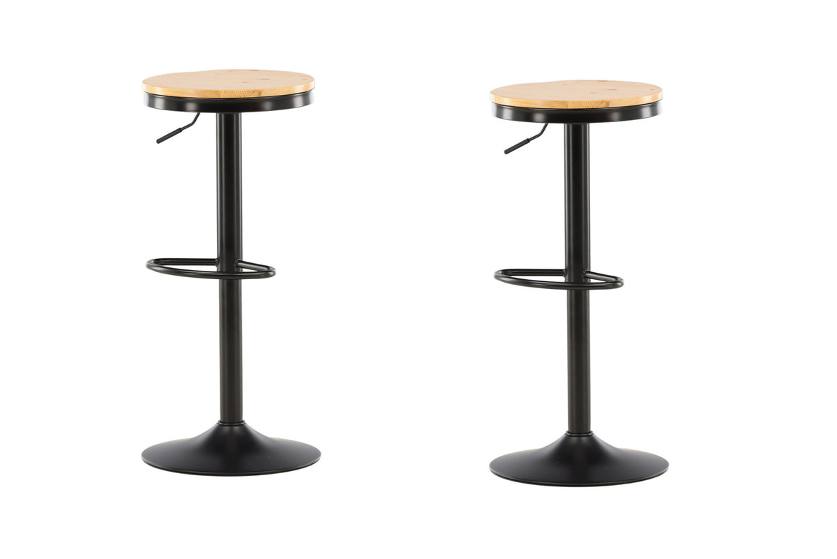 Conway Barstuhl in Schwarz präsentiert im Onlineshop von KAQTU Design AG. Barhocker ist von Venture Home